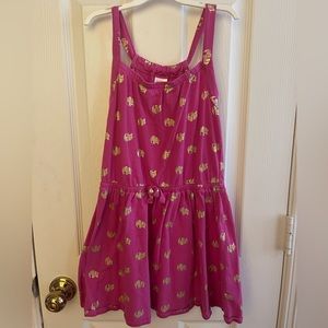 EUC girls dress with elephants